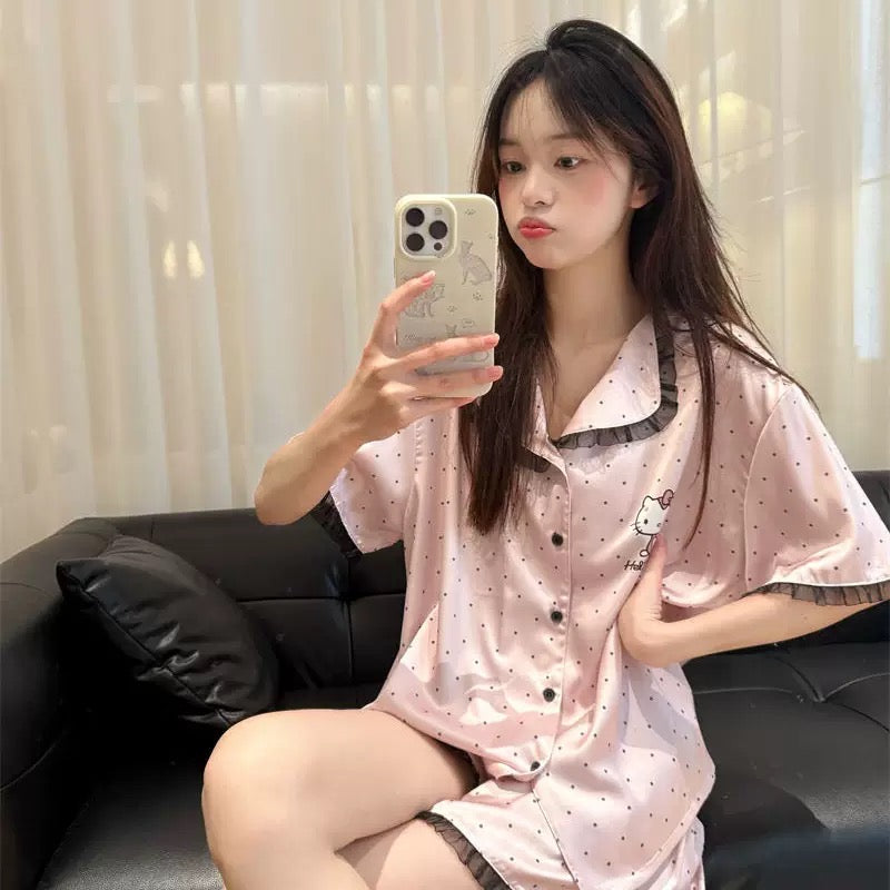 Polka dot Hello Kitty Pajama
