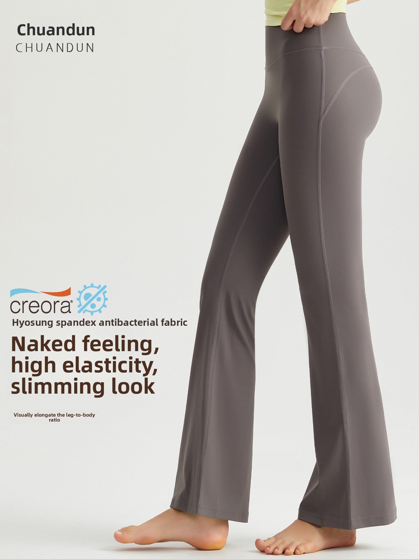 High-Waisted Flared Yoga Pants
