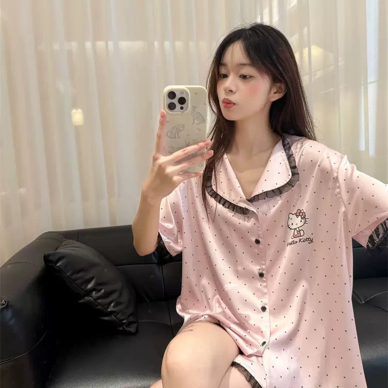 Polka dot Hello Kitty Pajama
