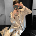 Polka Dot Pajama Set For Women