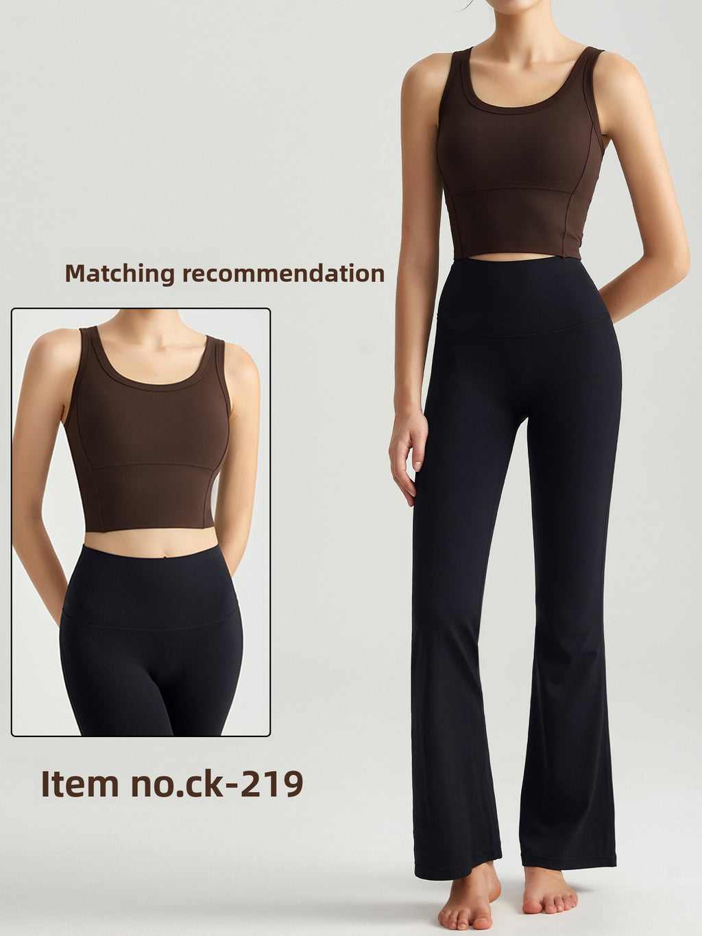 High-Waisted Flared Yoga Pants