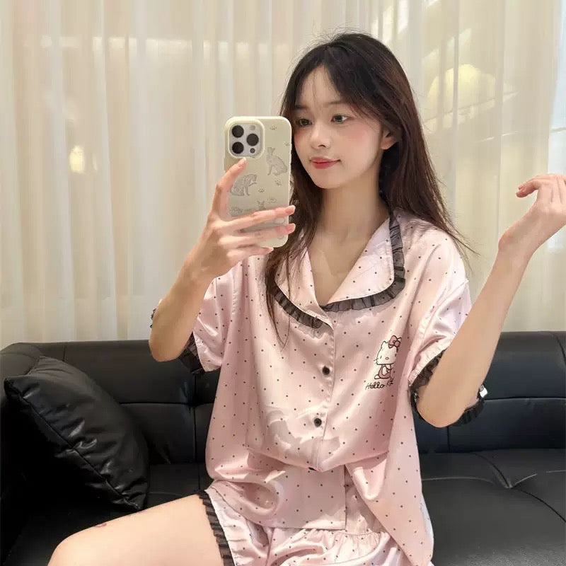 Polka dot Hello Kitty Pajama