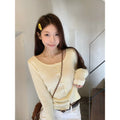 Womens Pure Cotton Knitted Cardigan